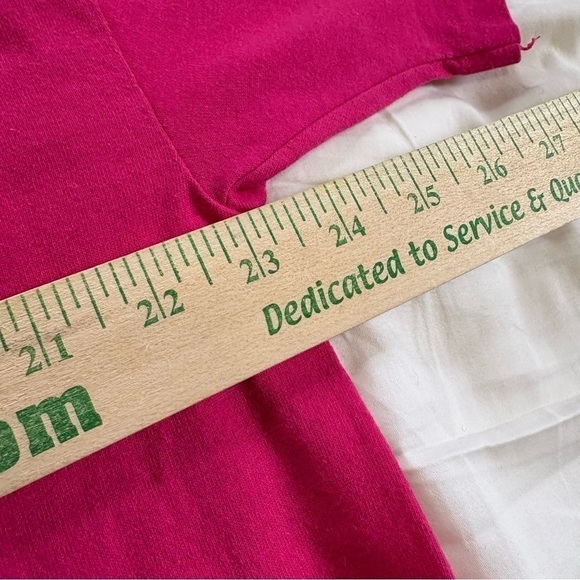 Vintage 90s hot pink butterfly heart nature tee size XL - Picture 4 of 8